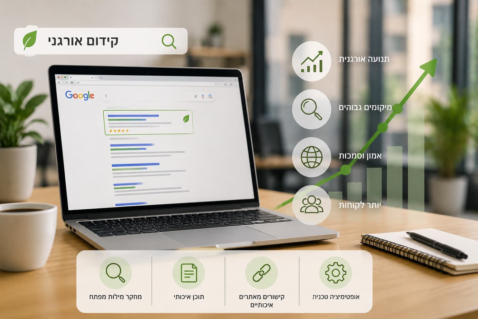 קידום אורגני בגוגל יתרונות